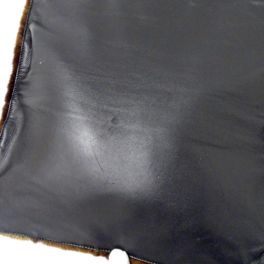 Loewe Tote Bag Fur Leather Brown — view 8