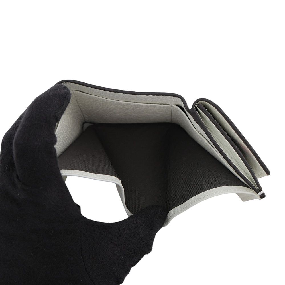 Fendi Trifold Wallet Fila Collaboration Mania Micro Compact White — view 5