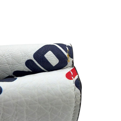 Fendi Trifold Wallet Fila Collaboration Mania Micro Compact White — view 7