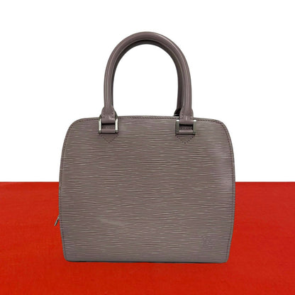 Louis Vuitton Pont Neuf Epi Leather Round Zip Mini Boston Bag Lilac