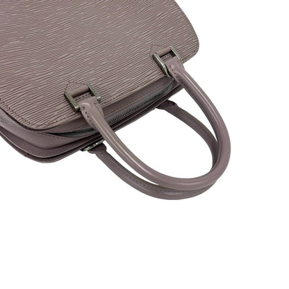 Louis Vuitton Pont Neuf Epi Leather Round Zip Mini Boston Bag Lilac — view 4