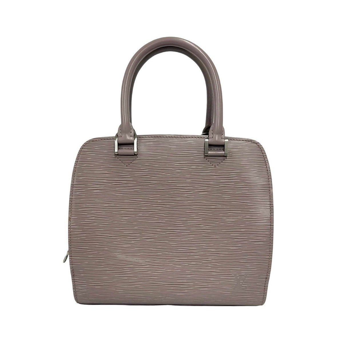 Louis Vuitton Pont Neuf Epi Leather Round Zip Mini Boston Bag Lilac — view 3