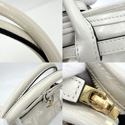 Prada 2-Way Bonnie Medium Shoulder Bag Crossbody Triangle Logo Tote Leather — view 7