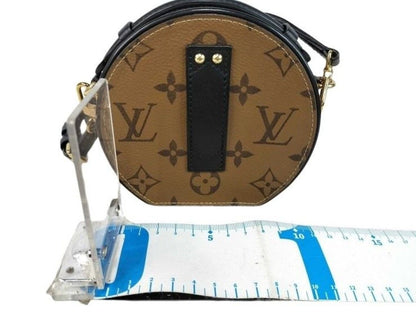 Louis Vuitton Shoulder Bag Mini Boite Chapeau Brown Monogram Reverse Gold — view 2