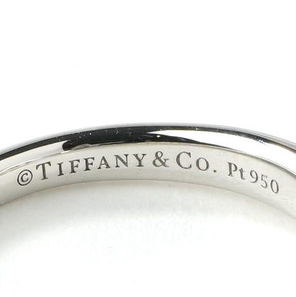 Tiffany & Co Round Brilliant Engagement Ring Platinum Solitaire Harmony Silver — view 4