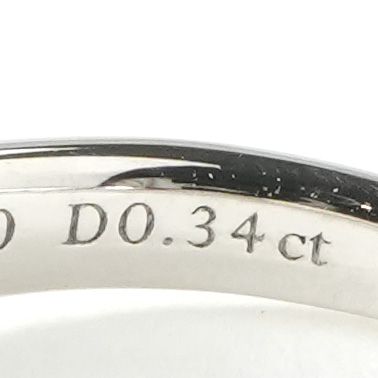 Tiffany & Co Round Brilliant Engagement Ring Platinum Solitaire Harmony Silver — view 5