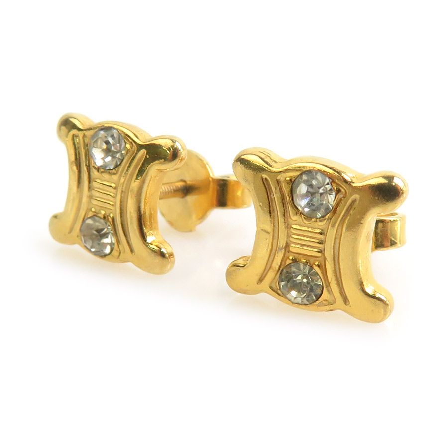 Celine Earrings Gold — view 2