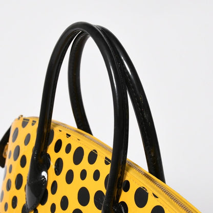 Louis Vuitton Yayoi Kusama Lockit MM Jaune Monogram Vernis Dot Infinity — view 6
