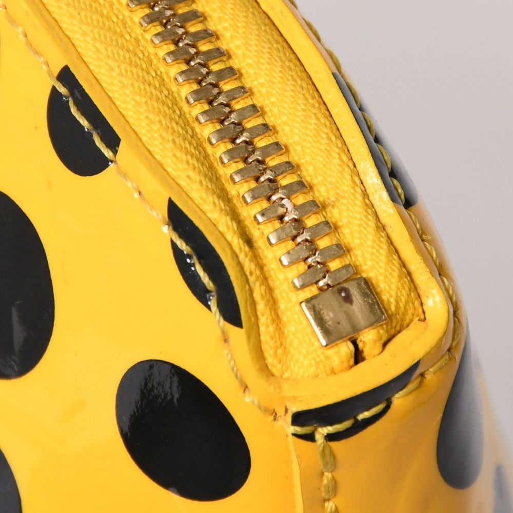 Louis Vuitton Yayoi Kusama Lockit MM Jaune Monogram Vernis Dot Infinity — view 5