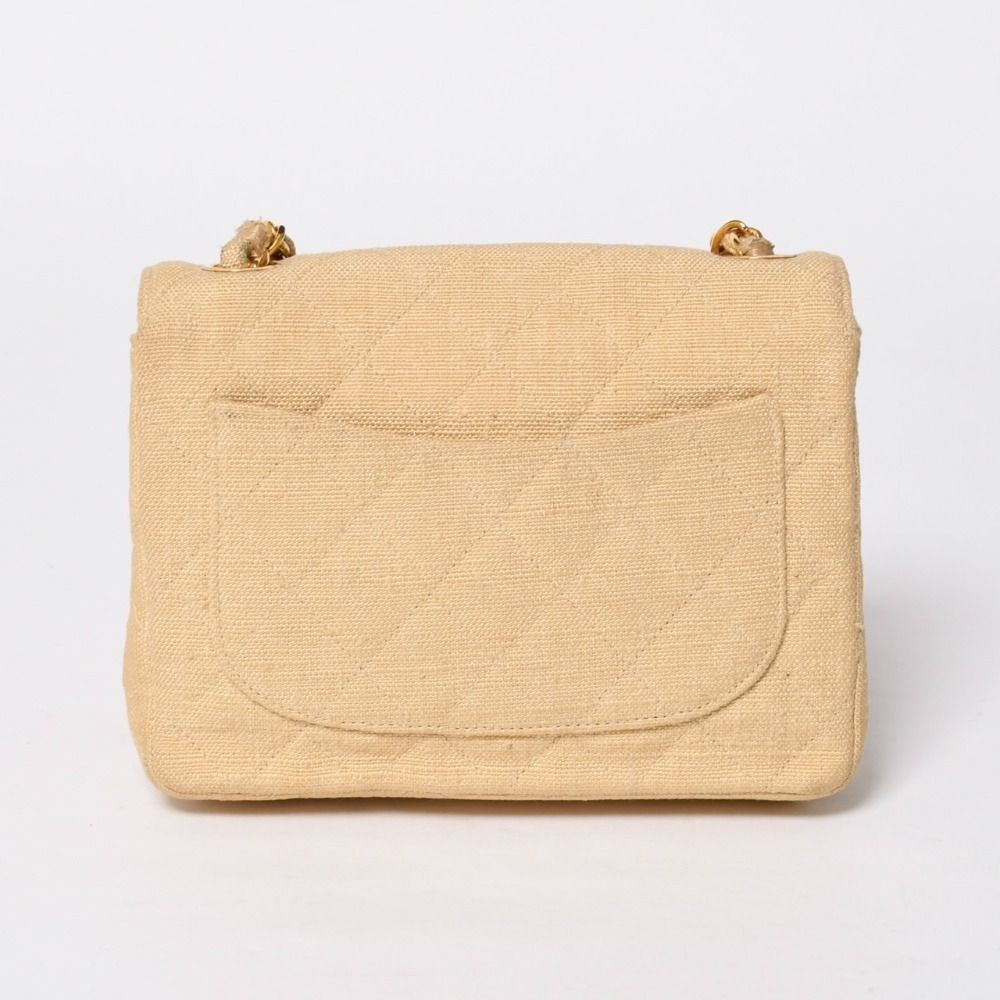 Chanel Mini Quilted 17 S Flap S Chain Shoulder Bag CC Logo Canvas — view 2