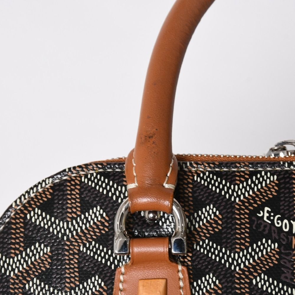 Goyard Vendome Mini Herringbone 2-Way Shoulder Bag Silver — view 7