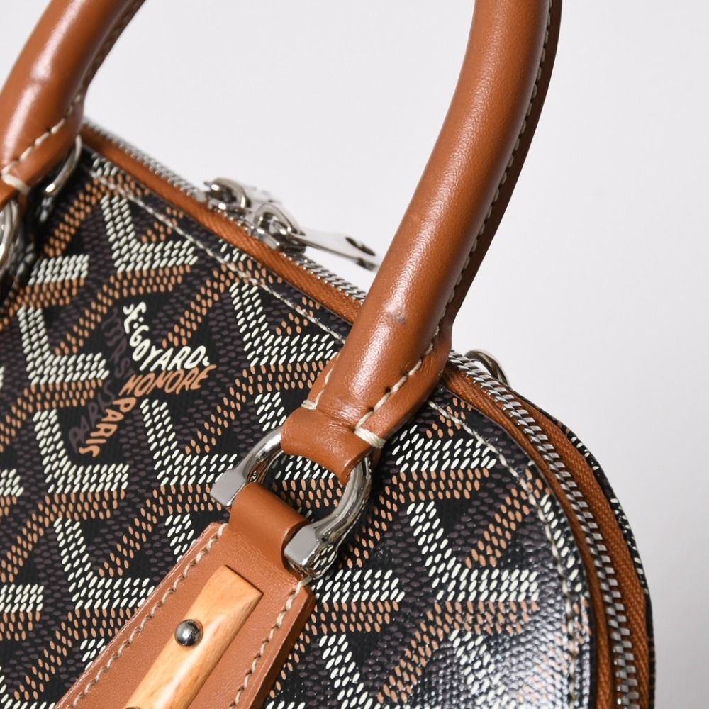 Goyard Vendome Mini Herringbone 2-Way Shoulder Bag Silver — view 6