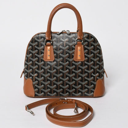 Goyard Vendome Mini Herringbone 2-Way Shoulder Bag Silver