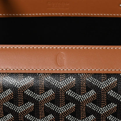 Goyard Bellechasse PM Tote Bag Black Brown Leather — view 8