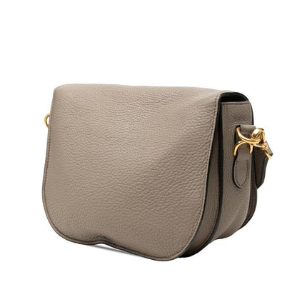 Prada Vitello Daino Crossbody Shoulder Bag Greige Leather — view 2