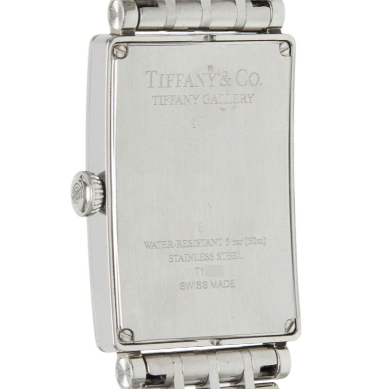 Tiffany & Co Gallery Watch Black Silver Stainless Steel — view 6