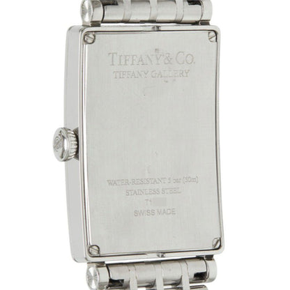 Tiffany & Co Gallery Watch Black Silver Stainless Steel — view 6