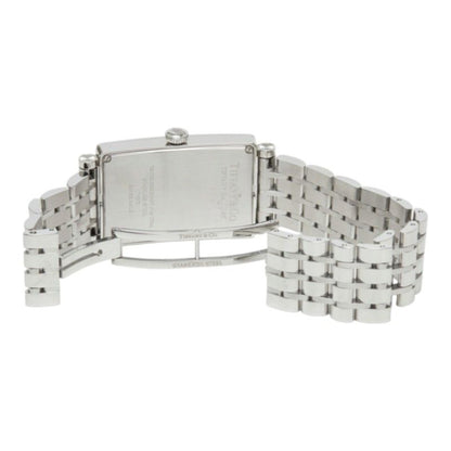 Tiffany & Co Gallery Watch Black Silver Stainless Steel — view 5