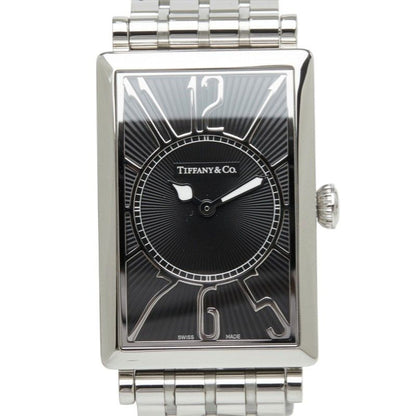Tiffany & Co Gallery Watch Black Silver Stainless Steel