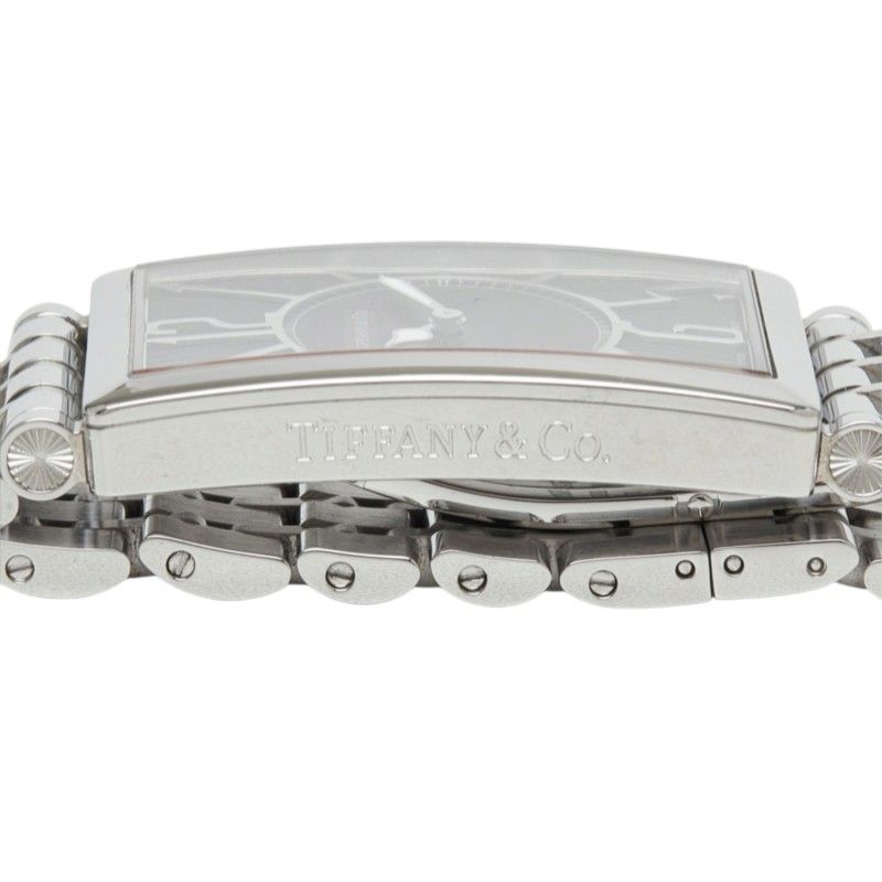 Tiffany & Co Gallery Watch Black Silver Stainless Steel — view 4