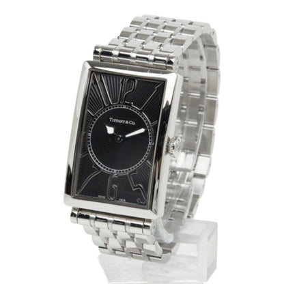 Tiffany & Co Gallery Watch Black Silver Stainless Steel — view 2