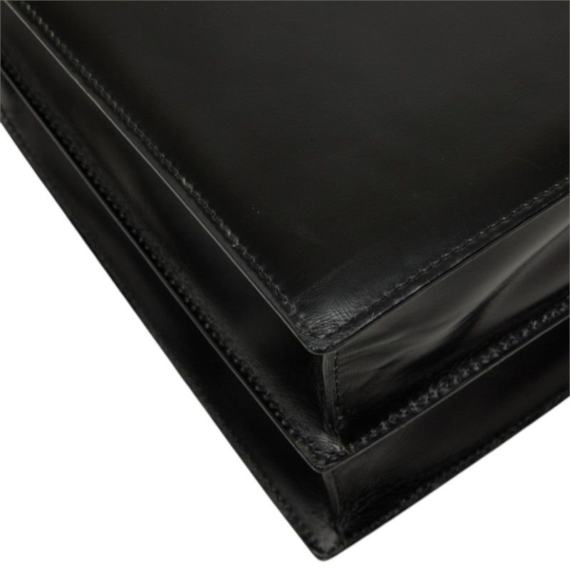 Bvlgari Handbag Black Leather — view 7