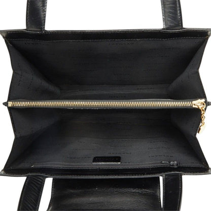 Bvlgari Handbag Black Leather — view 8
