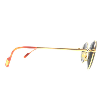 Cartier Trinity Marble Pattern Eyewear Sunglasses with Logo Gold Orange — view 5