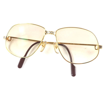 Cartier Maillon Panthere Teardrop Logo Gradient Lens Sunglasses Eyewear