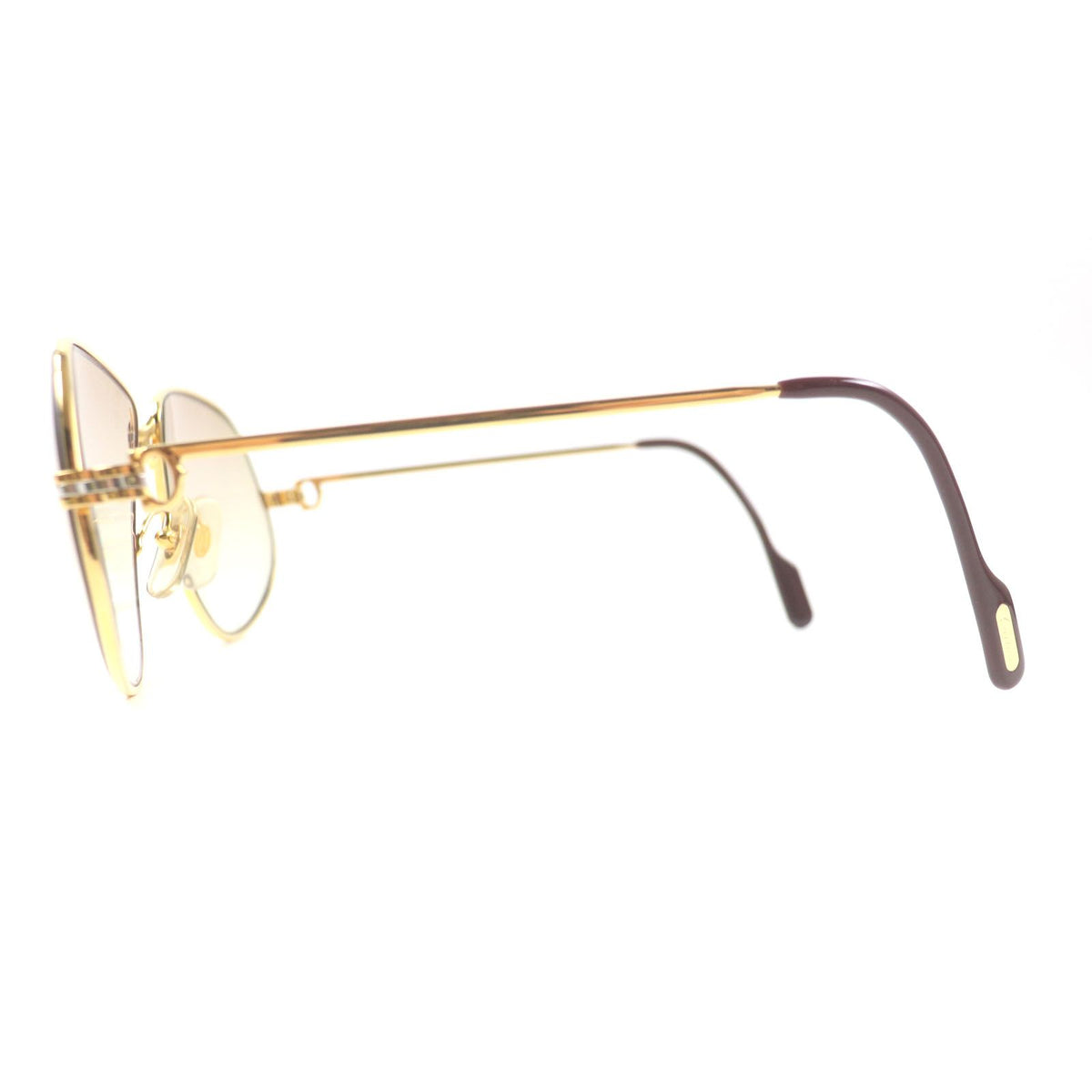 Cartier Maillon Panthere Teardrop Logo Gradient Lens Sunglasses Eyewear — view 4