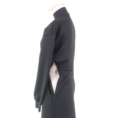 Prada Jersey Dress Black with Triangle Charm 36 — view 5