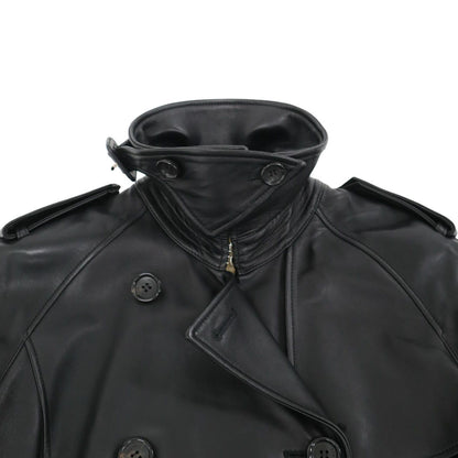 Loewe Lambskin Trench Coat Black 38 — view 8