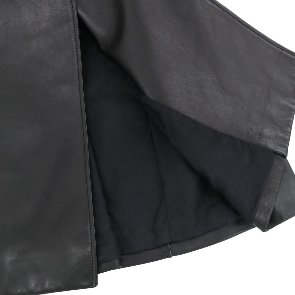 Loewe Lambskin Trench Coat Black 38 — view 6