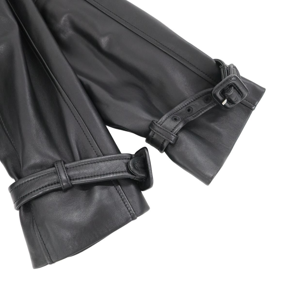 Loewe Lambskin Trench Coat Black 38 — view 5