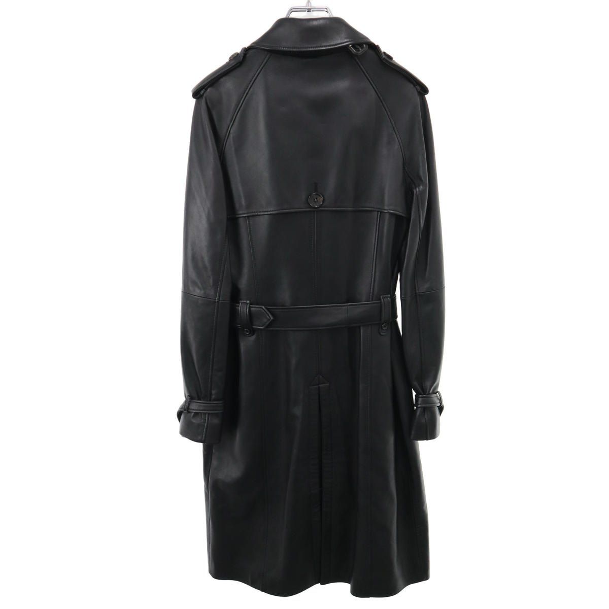 Loewe Lambskin Trench Coat Black 38 — view 2