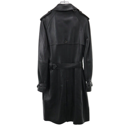 Loewe Lambskin Trench Coat Black 38 — view 2