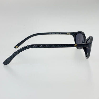 Chanel Vintage CC Logo Black Gold Acetate Sunglasses Eyewear — view 4