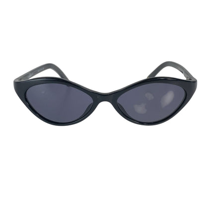 Chanel Vintage CC Logo Black Gold Acetate Sunglasses Eyewear — view 2
