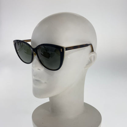 Gucci Sunglasses Black Brown White Plastic — view 6