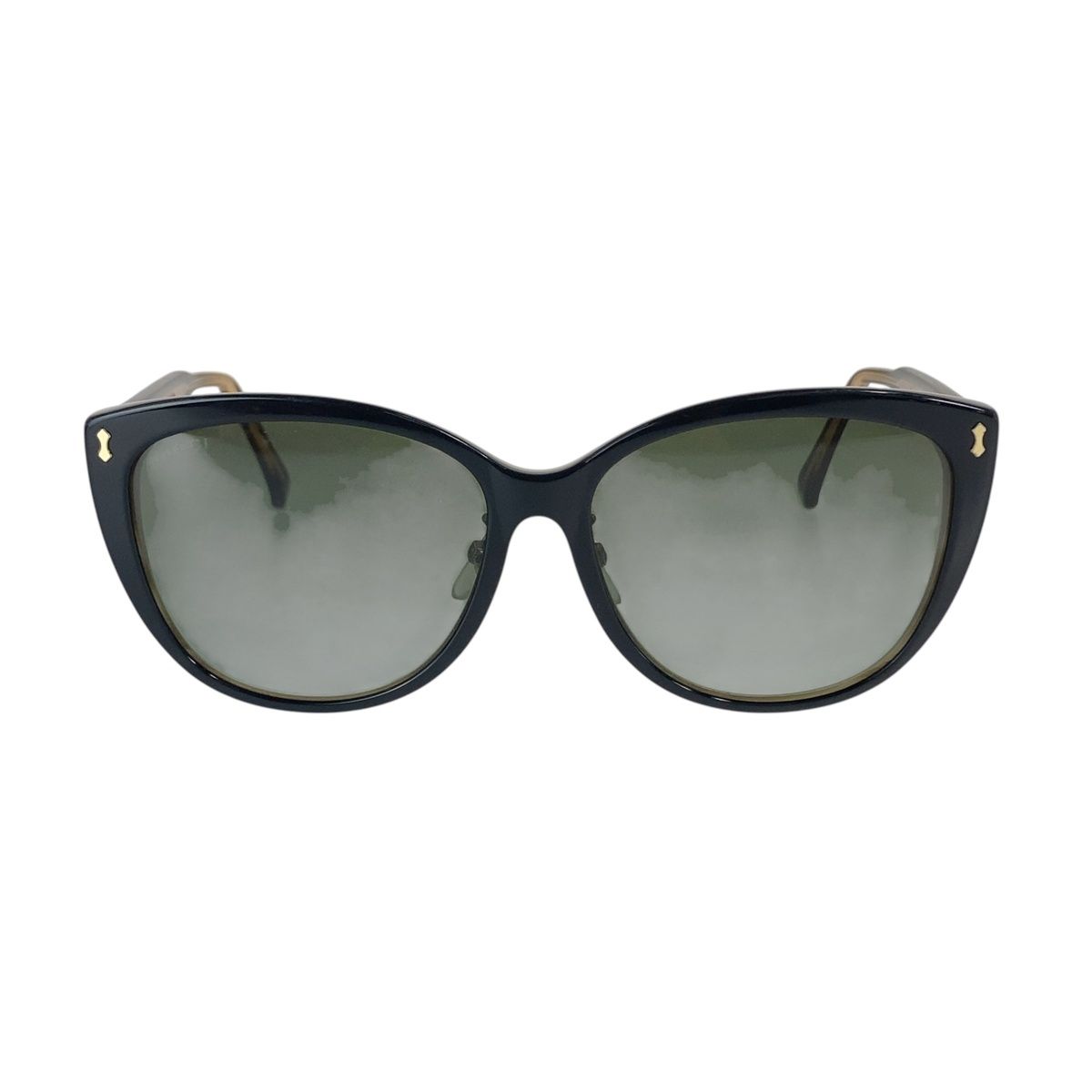 Gucci Sunglasses Black Brown White Plastic — view 2