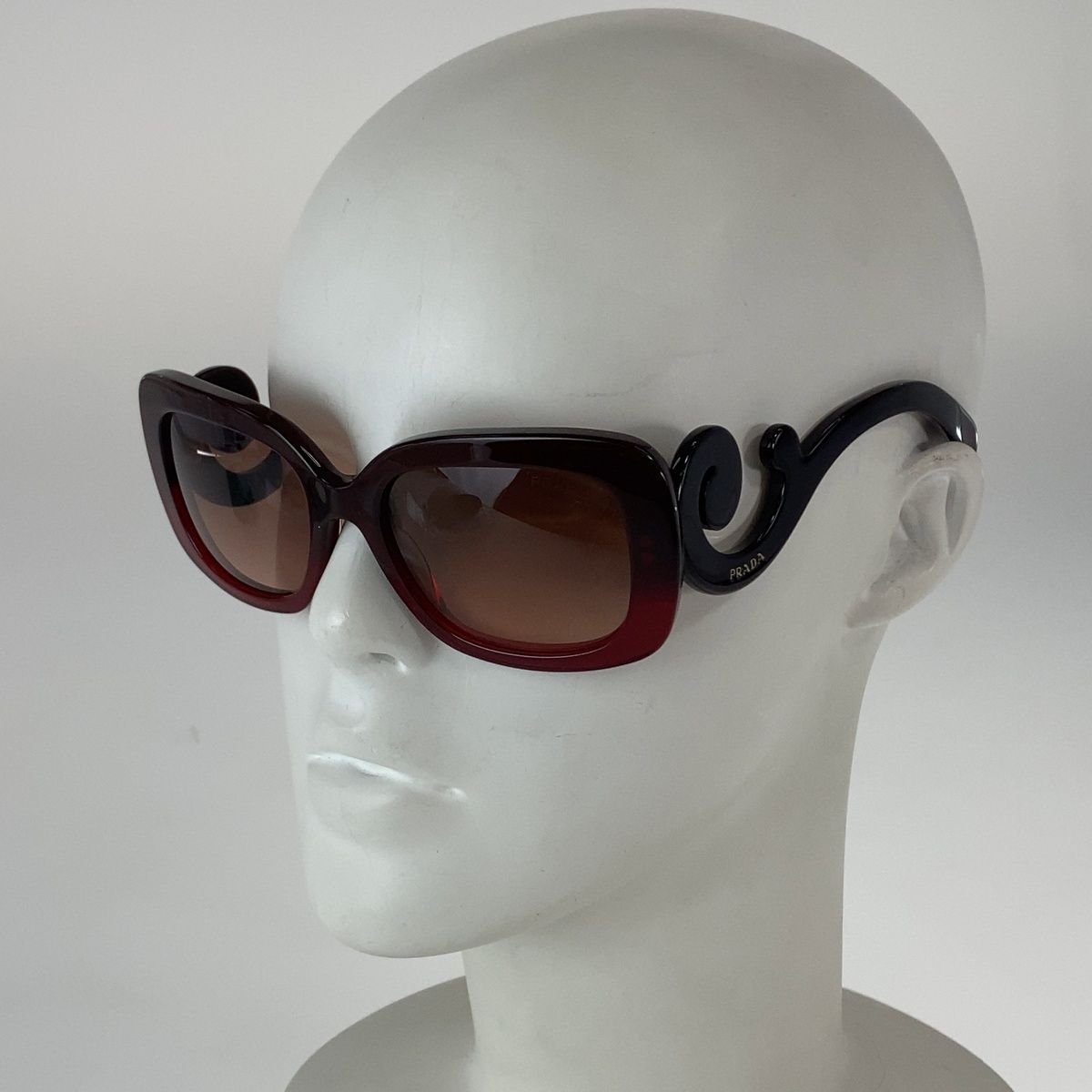 Prada Gradient Red Acetate Sunglasses Eyewear — view 6