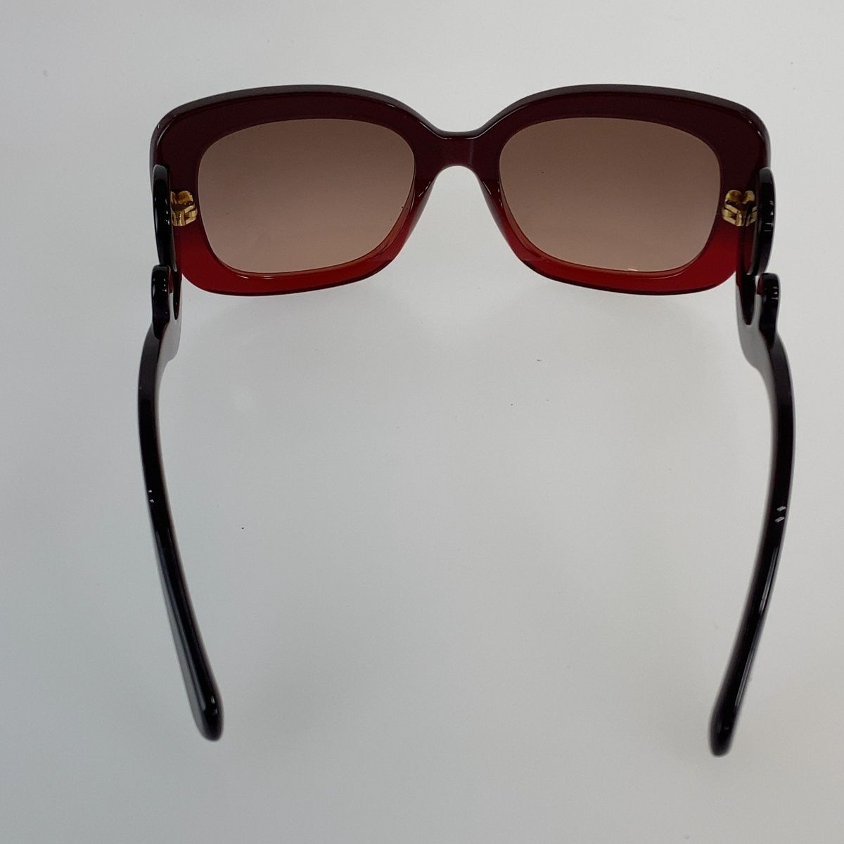Prada Gradient Red Acetate Sunglasses Eyewear — view 3