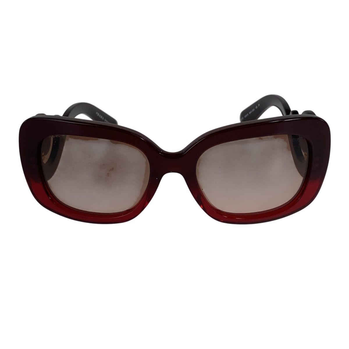 Prada Gradient Red Acetate Sunglasses Eyewear — view 2