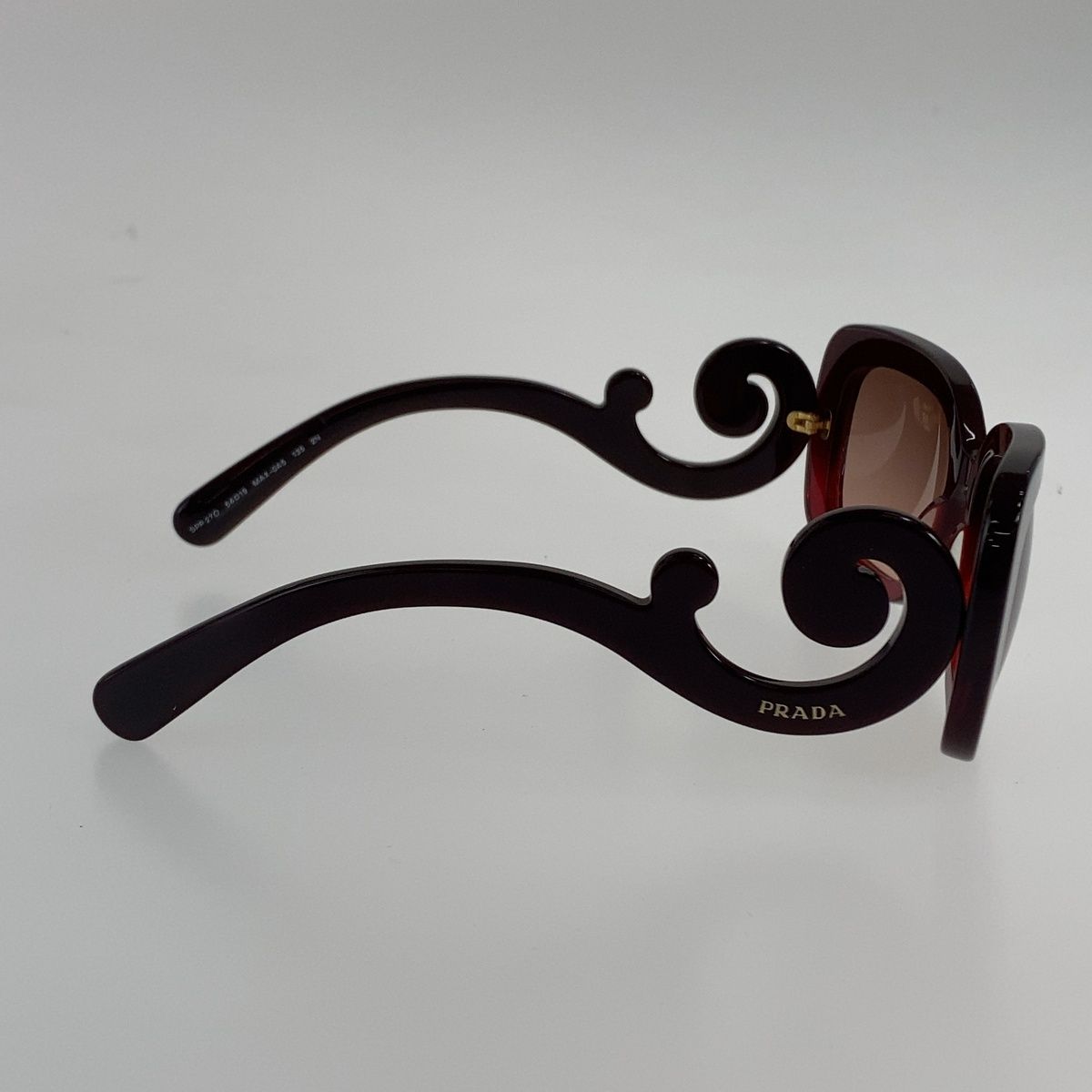 Prada Gradient Red Acetate Sunglasses Eyewear — view 4