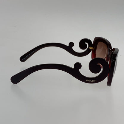 Prada Gradient Red Acetate Sunglasses Eyewear — view 4