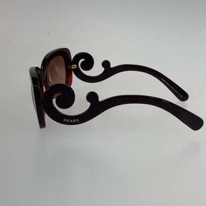 Prada Gradient Red Acetate Sunglasses Eyewear — view 5