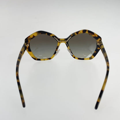 Prada Marble Pattern Brown Yellow Acetate Sunglasses Eyewear — view 3