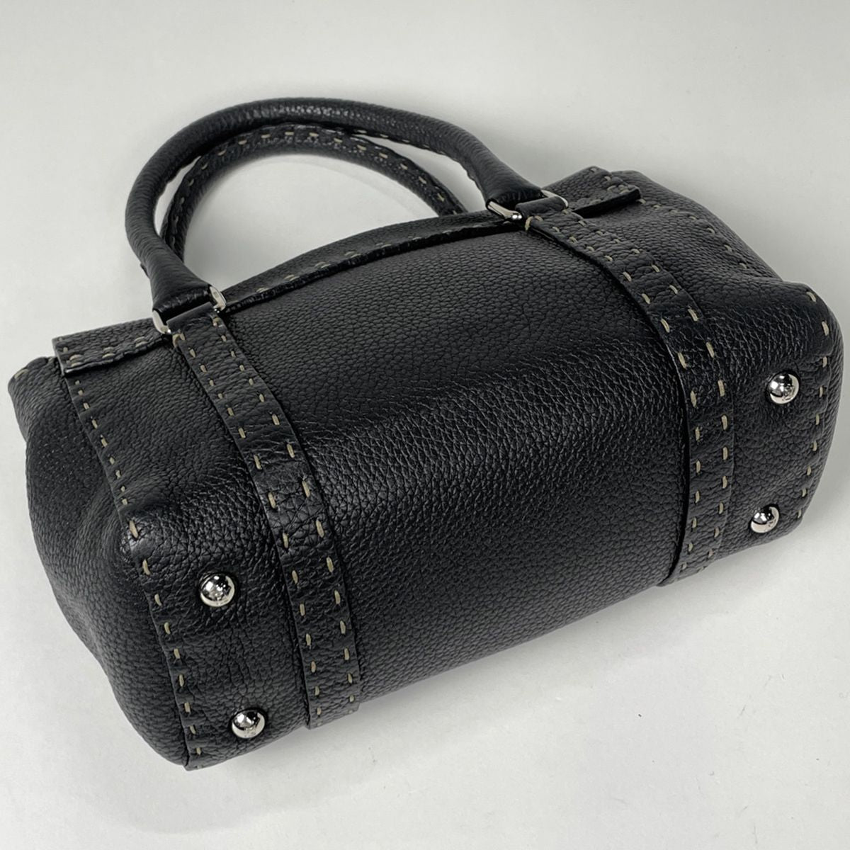 Fendi Handbag Selleria Mini Linda Leather Black — view 2