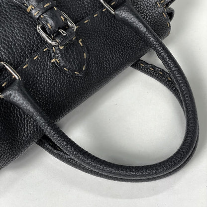 Fendi Handbag Selleria Mini Linda Leather Black — view 6