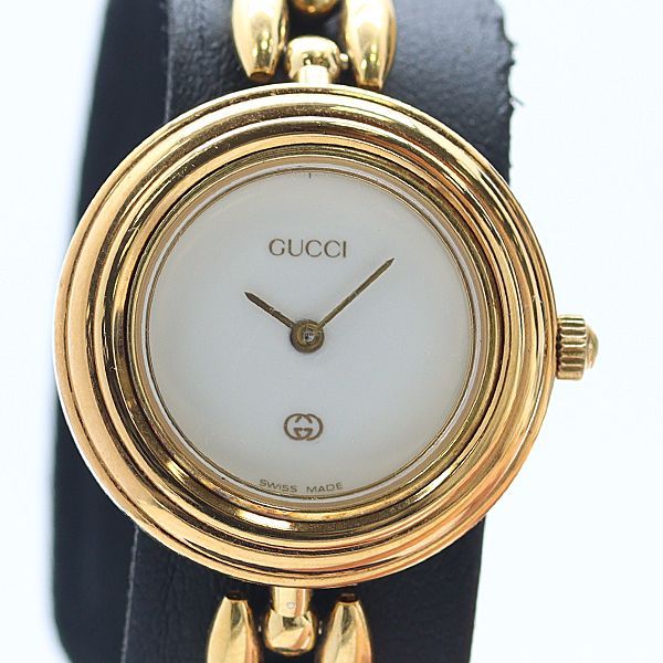 Gucci Change Bezel 11/12 White Dial Watch — view 2